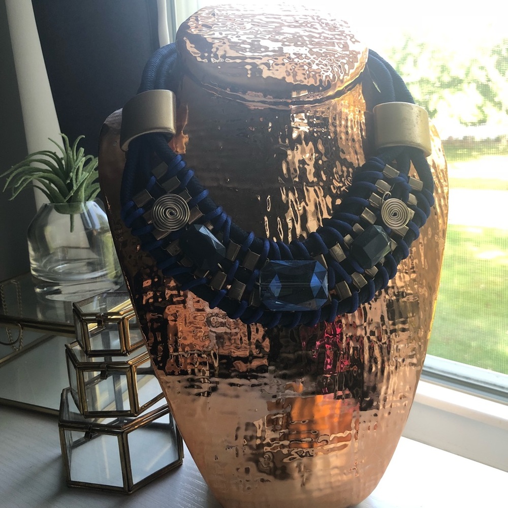 Royal Blue Statement Necklace